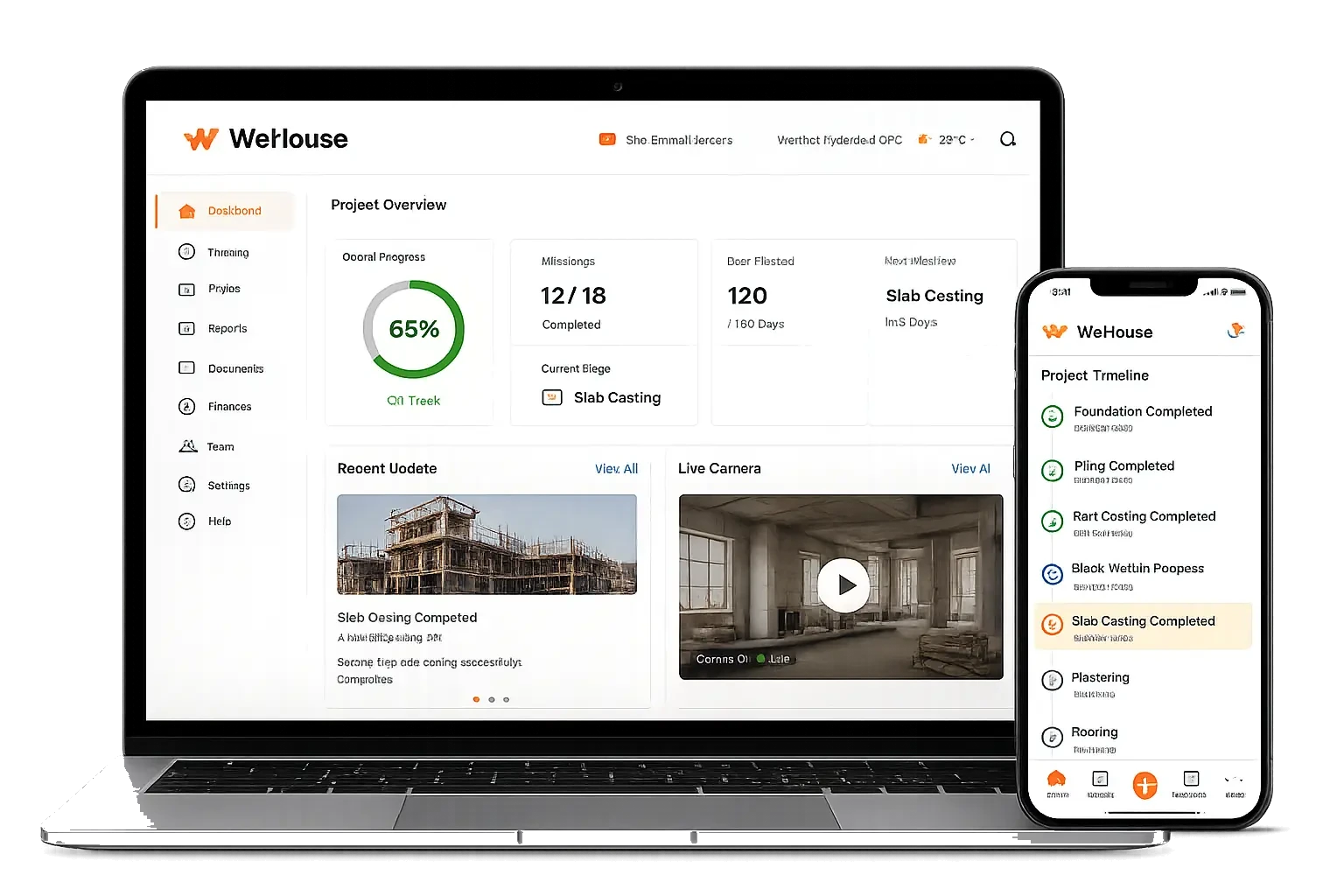 WeHouse E-Monitoring dashboard